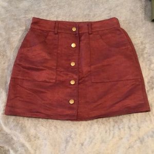 Button up skirt